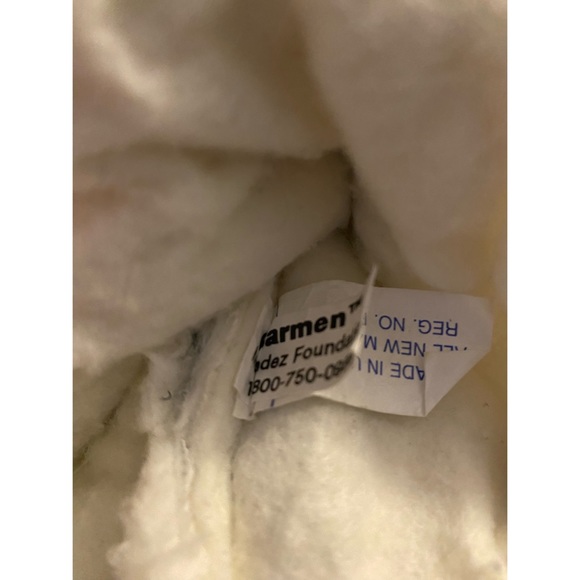 22” VINTAGE OHIO 3133 SHERAM Hand PUPPET STUFFED ANIMAL PLUSH Black White Cat - Picture 3 of 4